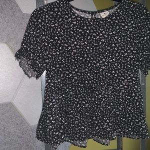 Black Paper Crane Top